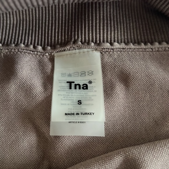 TNA taupe biker shorts - Picture 3 of 3